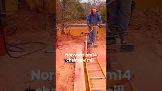 Norwood pm14 chainsaw off grid milling made easy [upl. by Ytsirhc833]