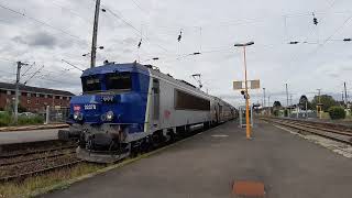 Corail TER et Frets en gare de Busigny et Aulnoye [upl. by Jillian]