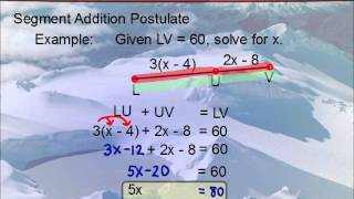 Geometry  Segment Postulates [upl. by Schuster]