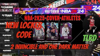 NBA 2k New Locker Code 2 Invincible and 1 Dark Matter [upl. by Hedda]