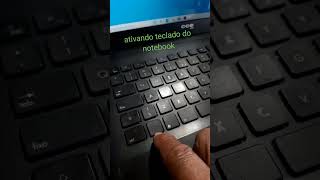 ativar o teclado do notebook [upl. by Jack]