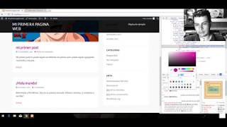 Cómo cambiar el estilo de un texto con css en wordpress [upl. by Nahtal]