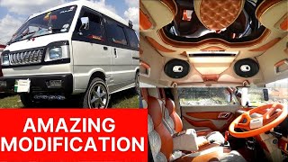 Suzuki Bolan cary daba New modification Decoration  Detail Review  Omni  SALE SALE [upl. by Adnof775]