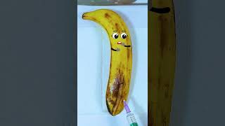 Worms in Banana Need Emergency Surgery jidoodle fruitsurgery foodsurgery [upl. by Wexler]