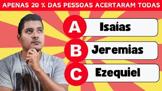 Parte 110 PERGUNTAS SOBRE OS LIVROS DA BÍBLIA  QUIZ BÍBLICO [upl. by Mamie]