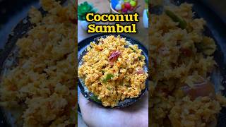 🥥🌴தேங்காய் சம்பல்😋👌 Coconut Sambal recipe😋👌shorts sambal srilankanrecipes [upl. by Enilekaj]