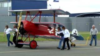 Fokker DR1 Red Baron at Paris Airshow 2009 [upl. by Notnroht]