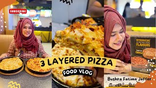 Yummiest Triple Layered Pizza  Yellow Taxi  Vlog  13 [upl. by Hayyim692]