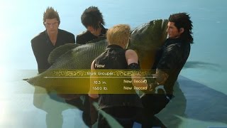 Final Fantasy XV  Anglers Nightmare  Murk Grouper [upl. by Aizat884]