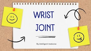 Wrist Joint Anatomy  Joints of Upper limb [upl. by Inoj639]