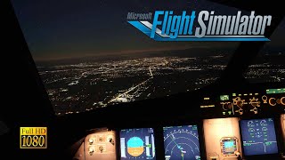 Evening Landing in Vienna on VATSIM  Fenix A320  MSFS [upl. by Ventura]