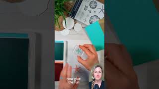 How to Make a Fun Fold Card with Ocean Vibes [upl. by Arreit]