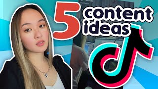 5 Ways To Find TIKTOK CONTENT Ideas [upl. by Pease709]