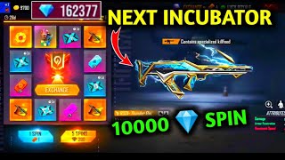 FREE FIRE NEXT INCUBATOR  NEW INCUBATOR SPIN HELPING GAMER [upl. by Naira]