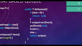 Queue And Circular Queue Implementation in java [upl. by Eetnom]
