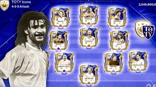 I Made Best Special TOTY Icons Squad R9 Gullit VDS In FC Mobile [upl. by Beedon565]