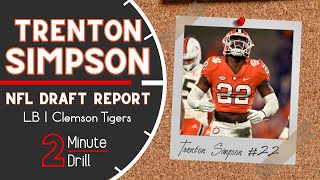 Trenton Simpson Mr Do It All  2023 NFL Draft Report amp Profile [upl. by Nigen809]