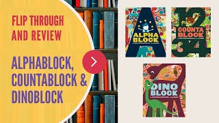 FLIP THROUGH AND REVIEW  AlphaBlock CountaBlock DinoBlock [upl. by Babette]