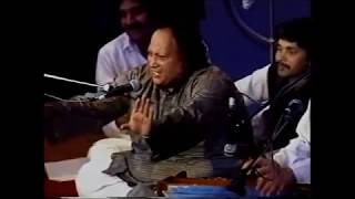 Live Performance  Mere Rashke Qamar  Nusrat Fateh Ali Khan [upl. by Enerol670]