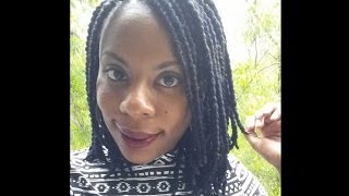 4C Natural Hair  Roller Set  Mini Yarn Twists Tutorial [upl. by Huesman]