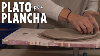 Platos con Planchas como hacerlos paso a paso Ceramica y Alfareria [upl. by Imoen]