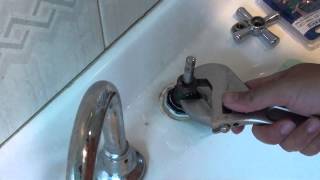 How to Repair Leaking Tap in the Bathroom Basin [upl. by Akkahs]