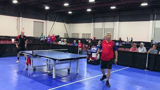 Qingping Liu 1865 vs Robert Hodgson 1771  Elite Singles SF  2024 Huntsman World Senior Games [upl. by Anelat]