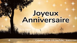 Joyeux Anniversaire  jolie carte pour une personne géniale [upl. by Keller]