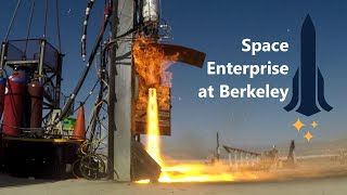 LOXPropane Rocket Burns Well Despite Also Being On Fire Space Enterprise at Berkeley [upl. by Calla]