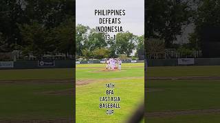 Baseball Team Philippines celebrates win over Indonesia in the 14th BFA East Asia Cup baseball [upl. by Bush]