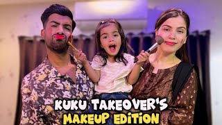 Makeup Challenge With Daughter Gone Wrong  Funniest Makeup Challenge With Kuku  Mona amp Ali Vlogs [upl. by Raseta]