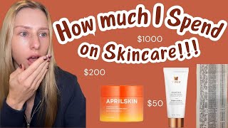 How much does a Medical Aesthetician Spend on Skincare [upl. by Lrak947]