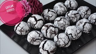 Lezzetinden Çatlayan Browni Tadında Muhteşem Bir KurabiyeBrownie cookies [upl. by Odrareve]