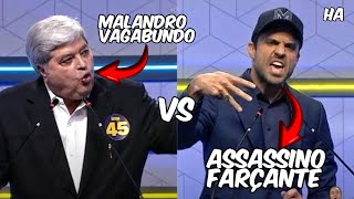 MELHORES MOMENTOS DE PABLO MARÇAL VS DATENA NO DEBATE A PREFEITO NA GAZETA [upl. by Ekram53]