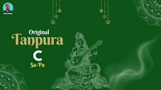 Tanpura Scale C  Drone C  Strings SaPa  Original Stereo Sound  Best for Riyaz and Meditation [upl. by Slifka717]