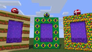 Countryballs School Custom Portal Minecraft Animation [upl. by Che824]