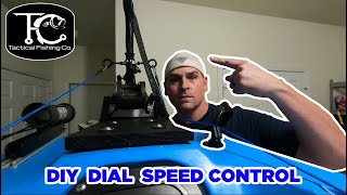 Budget DIY Trolling Motor Dial Speed Control Minn Kota 30lb Thrust  Bonafide SS127 [upl. by Ainalem]