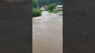 In Bayern Landkreis Unterallgäu ist Land unter unwetter flood shorts [upl. by Wolfgang]