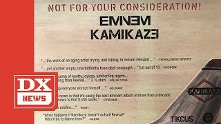 Eminem Runs quotKamikazequot Ad On The Same Magazine That Gave It A Negative Review [upl. by Safier]