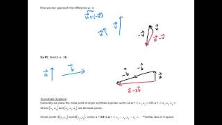 Calc 3 122 Notes Vectors [upl. by Peltz]