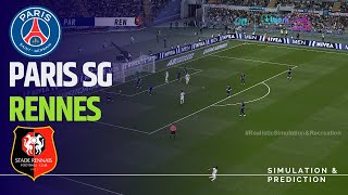 PSG  RENNES  Ligue 1 2425  eFootball Match Simultion [upl. by Yeleen645]