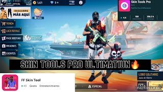 COMO USAR SKIN TOOLS PRO PARA IPHONE Y ANDROID FREE FIRE NUEVO METODO  TEXTURA VISIBLE SIN BANEO😱 [upl. by Elberta]