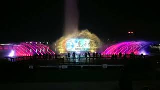 Orient Fountain  Yongxiu Bailian Lake Dancing Musical Fountain Show [upl. by Annerahs]