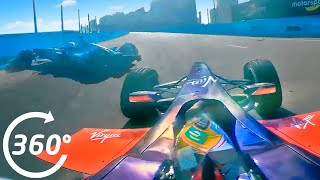 360° Video HUGE Nelson Piquet Crash in Punta del Este [upl. by Pazice]