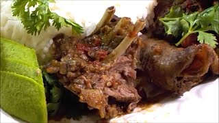 Chivo Guisado Dominicano🍖parte 2receta SALUDABLE🍅COMIENDO FELIZ [upl. by Eenolem]