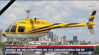 Caso Boechat Helicóptero bateu em caminhão e explodiu [upl. by Iives]