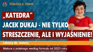 quotKatedraquot Jacek Dukaj  nie tylko streszczenie ale i wyjaśnienie [upl. by Acissehc]