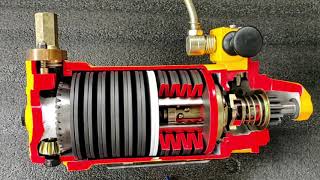 FUNCTIONAL CROSS SECTION OF A MECHANICAL SPRING STARTER [upl. by Sewell]