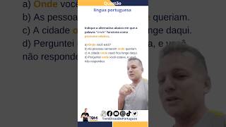 Pronome relativo Prof Tomi Farias responde sobre uso do onde [upl. by Gorton]