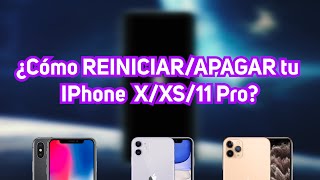 MI IPHONE SE TRABÓ  ¿Cómo REINICIAR o APAGAR un IPHONE  X XS XR 11 11 Pro  2020 [upl. by Nitneuq717]